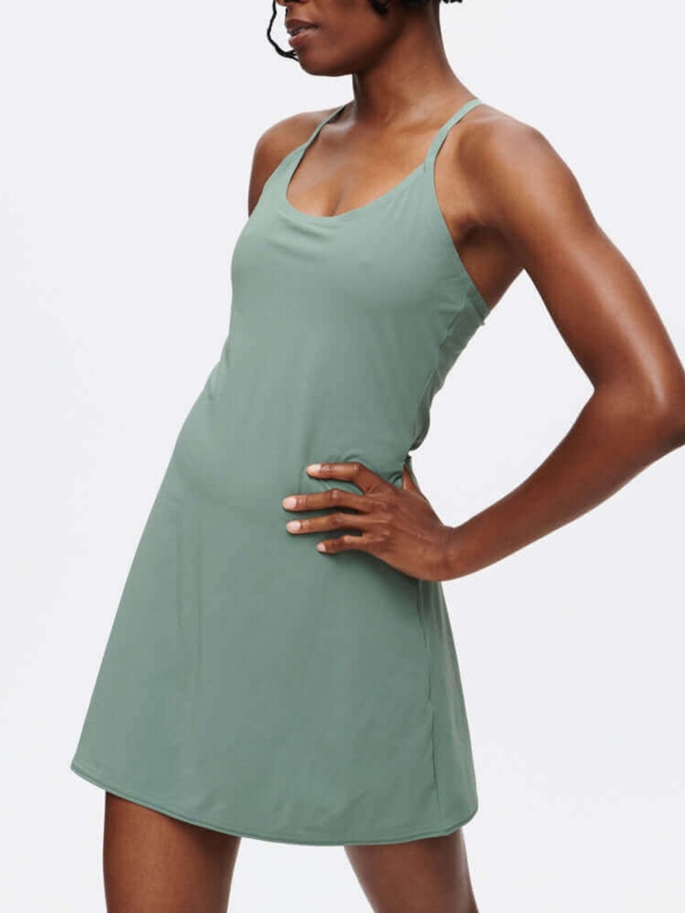 Outdoor Voices • Sage Green Exercise Dress